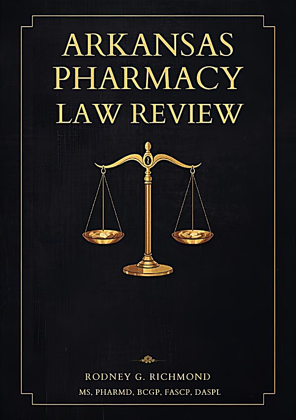 Arkansas Pharmacy Law Exam Study Book cover